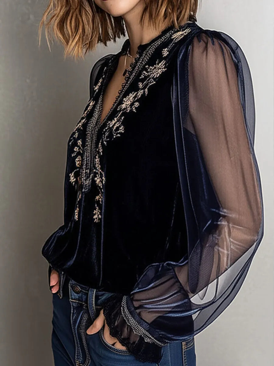 Blouse That Flatters – Chic & velvet