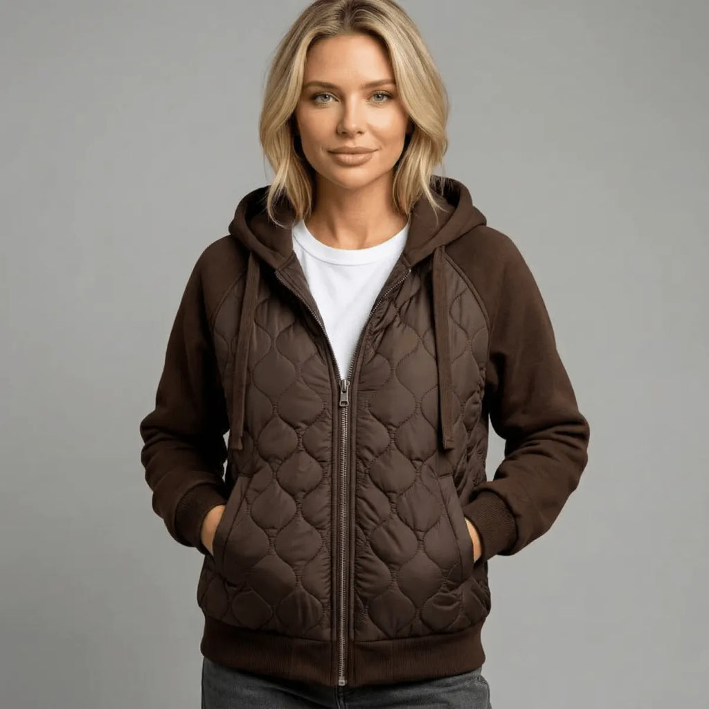 NATALIE | QUILTED HOODIE JACKET