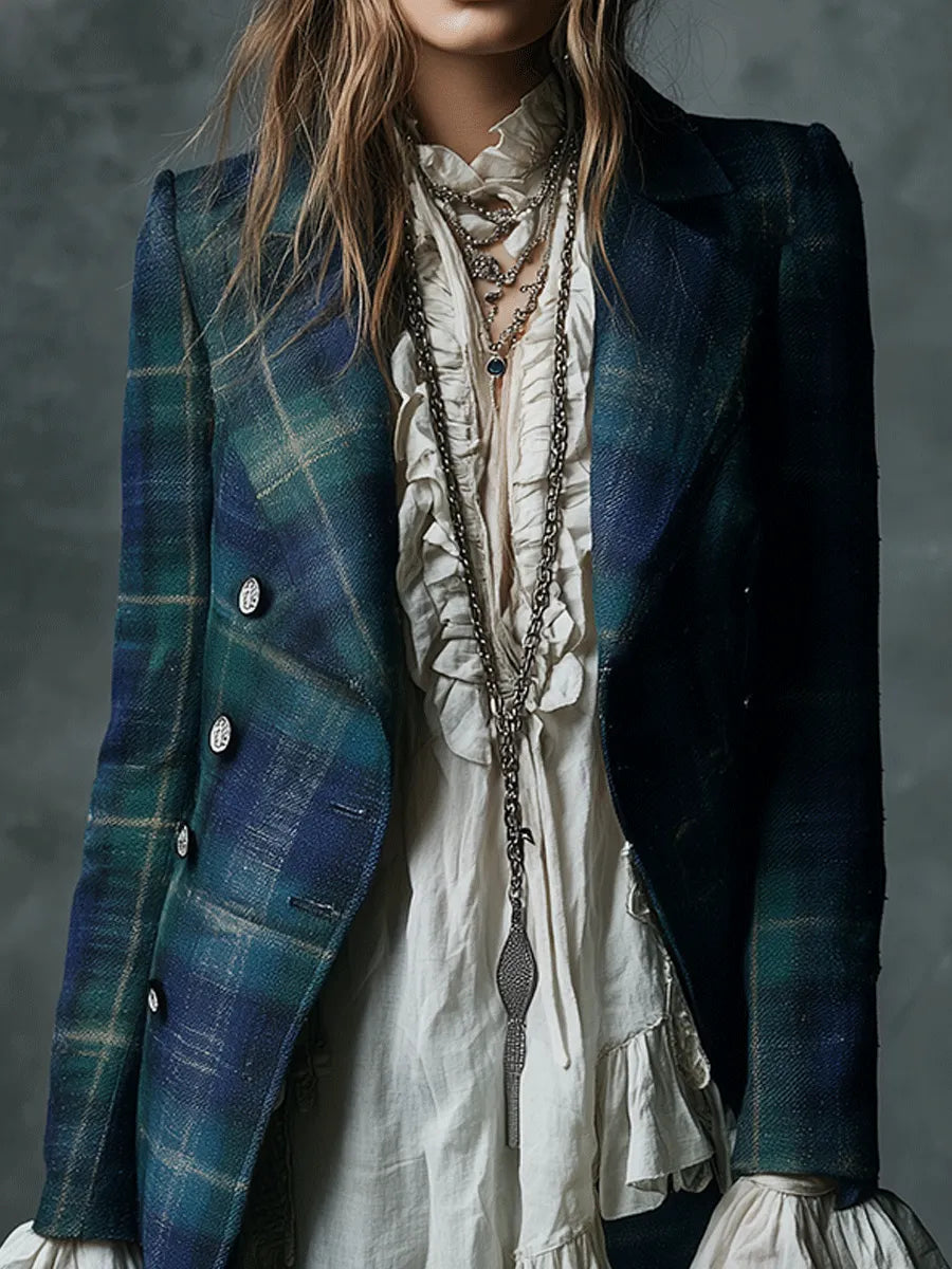 Vintage Coat in wool, Designer Aesthetic
