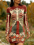 Chic Mini Dress – Boo-tiful Halloween