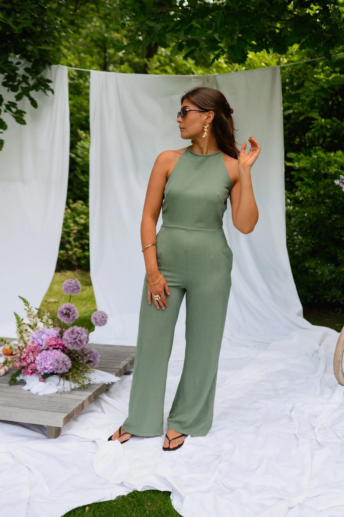 Khaki City Jumpsuit