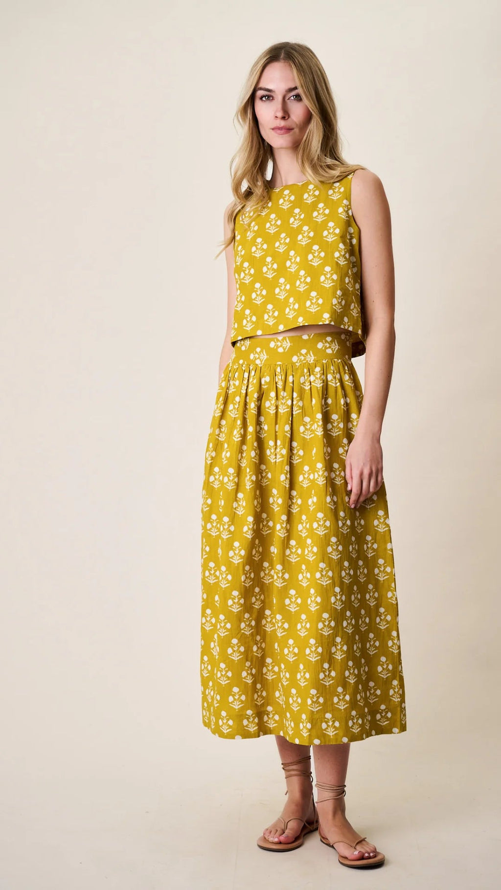 Charlotte Skirt - Chartreuse Daffodil
