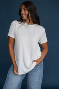 Boone Top-Ivory