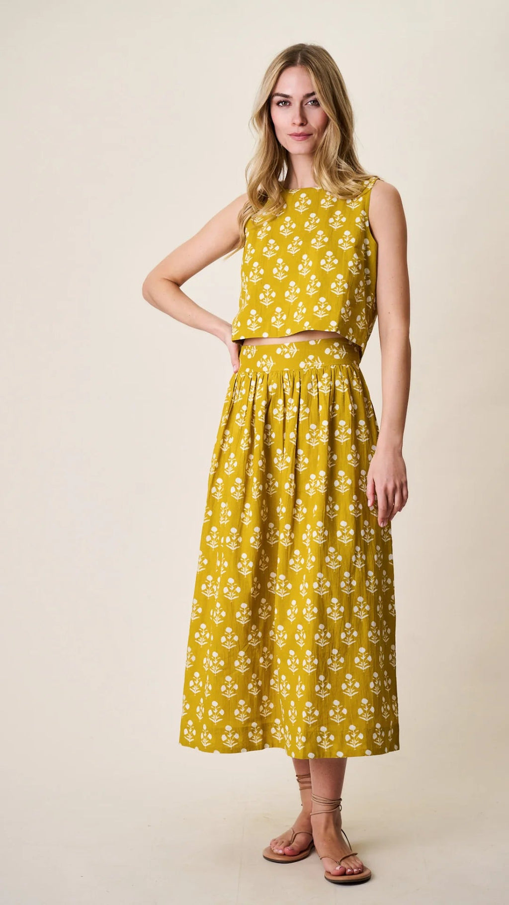 Charlotte Skirt - Chartreuse Daffodil