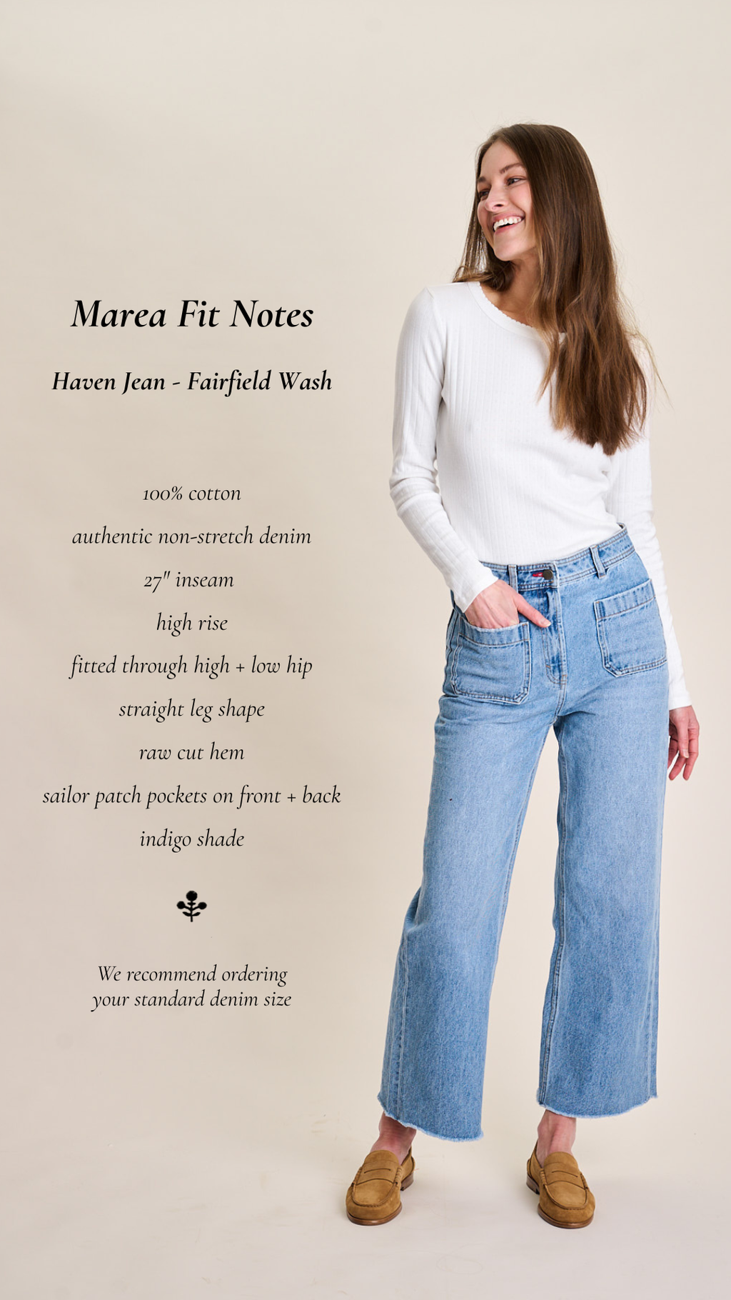 Haven High Rise Wide Leg Jean - Fairfield Wash