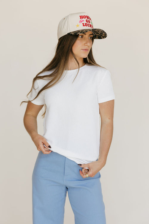 Boone Top-Ivory