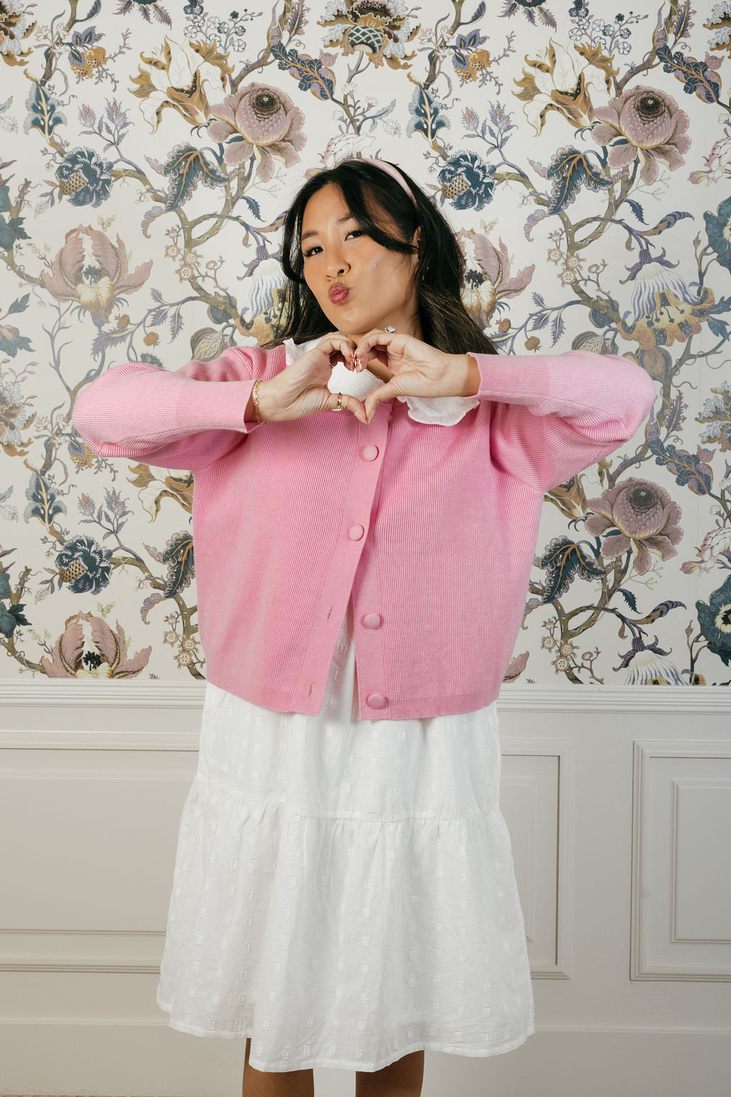 Marcie Cardigan-Pink
