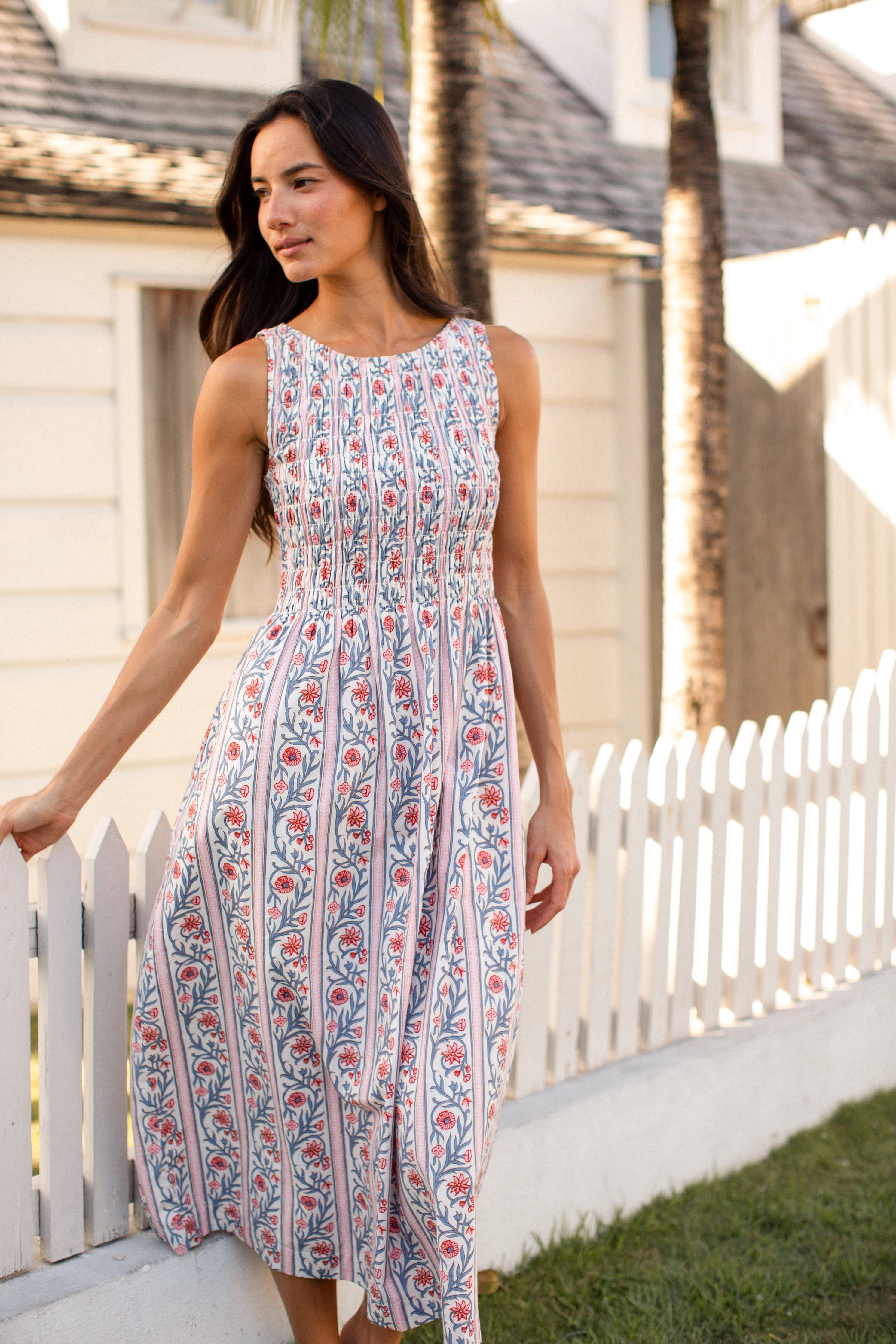 Sara Dress - Vine Floral