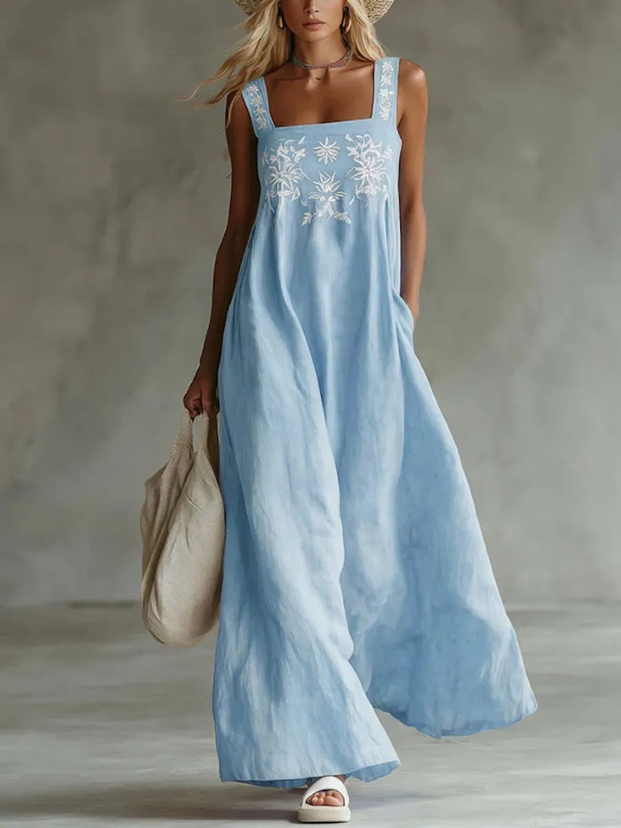 Dress with linen – Premium Look