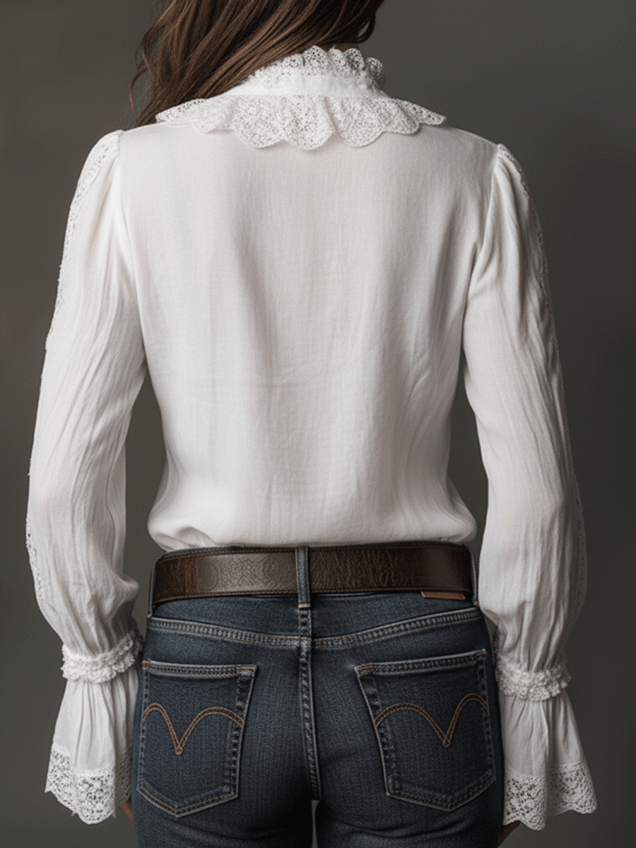 Chic Shirt in lace, Premium Look