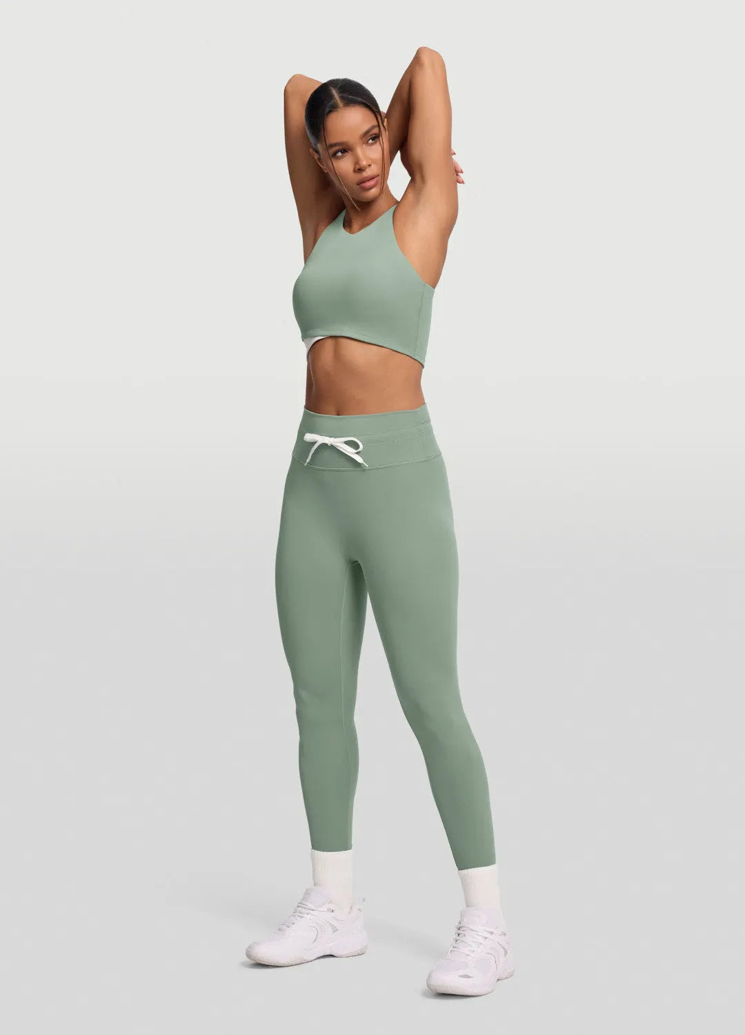 Sleek Drawstring Leggings - Flattering Fit, All-Day Comfort