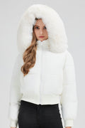 Short Waist Slim Puffer Coat