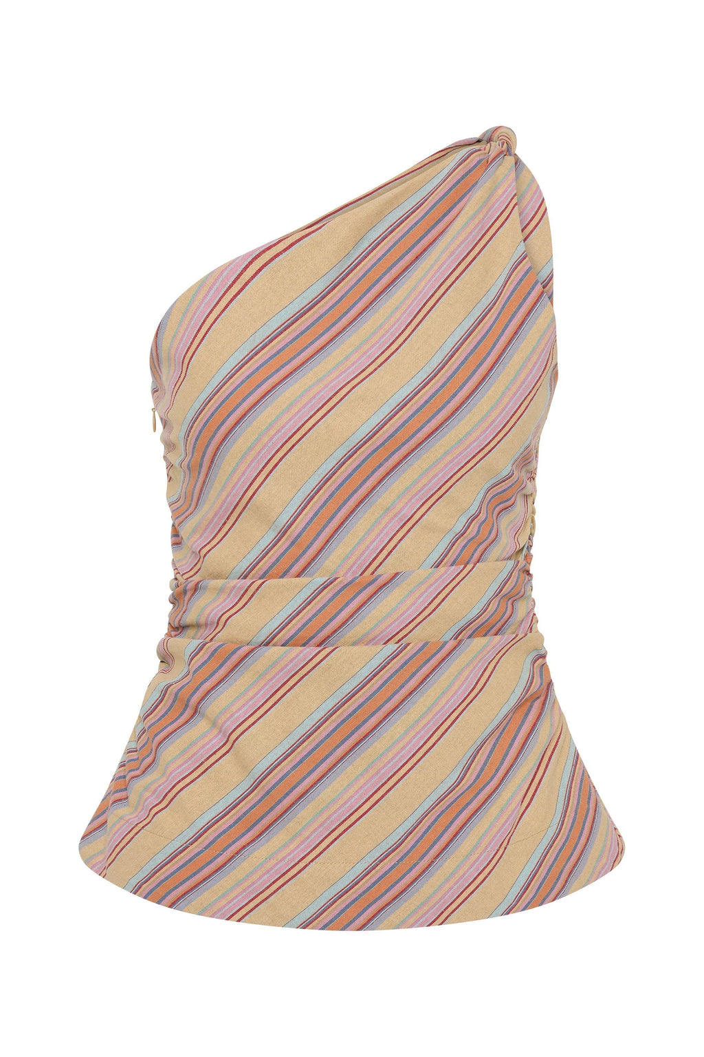 Aurora Top Agua Stripe Mustard