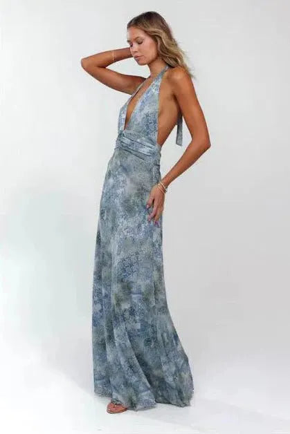 Camoni Polka Dot Diary Maxi Dress