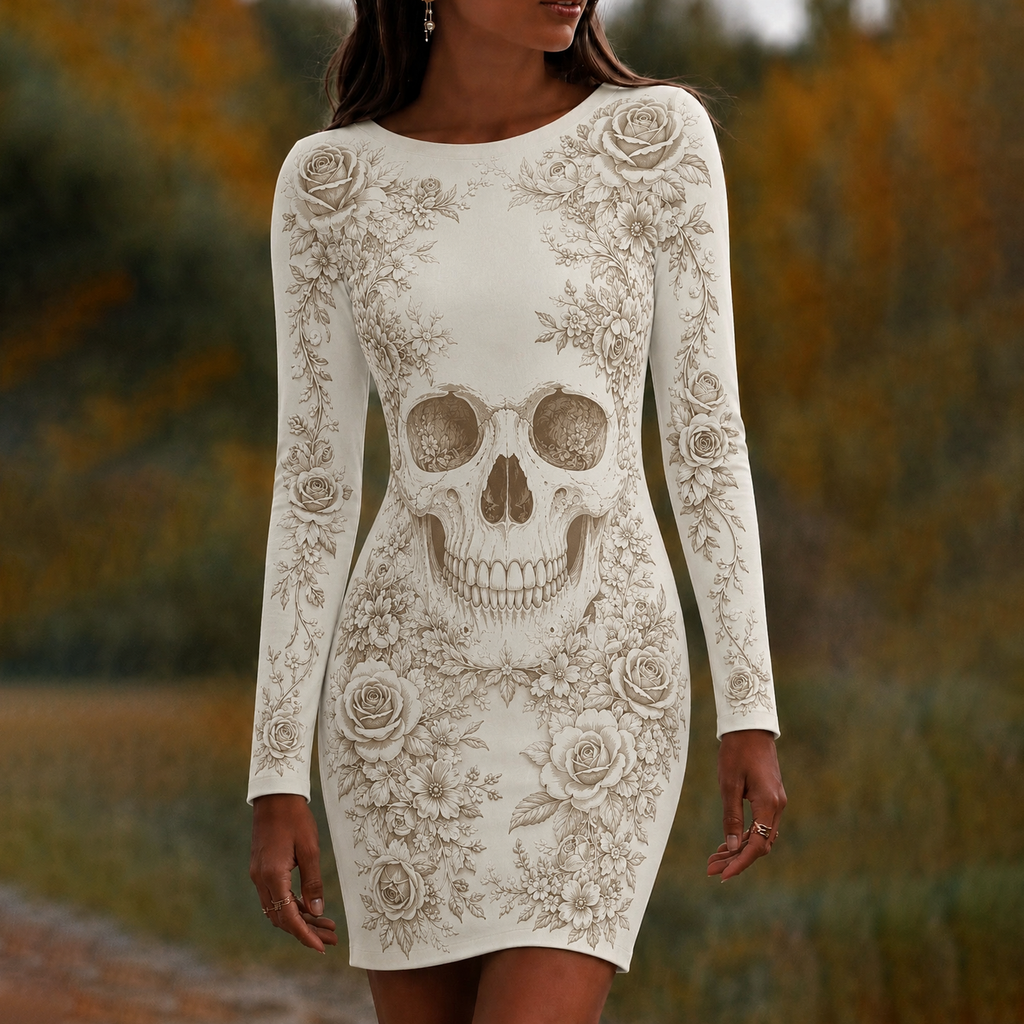 Wickedly Chic Mini Dress – Spooky Pick