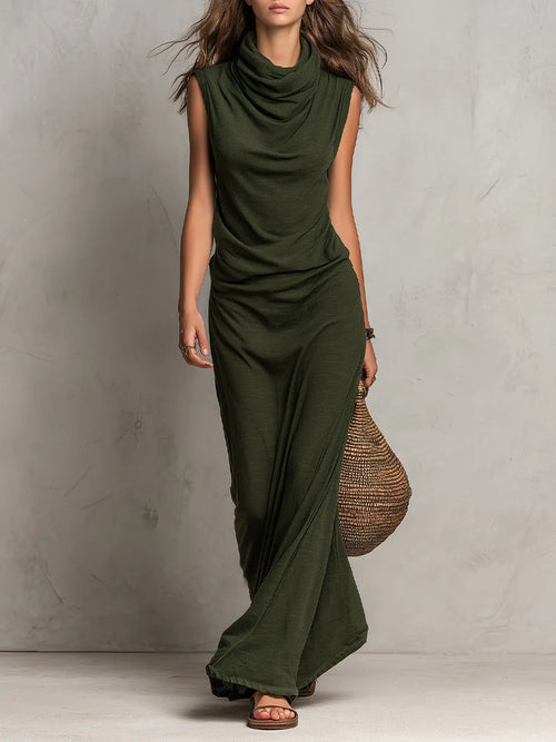 Maxi Dress with cotton – Premium Look