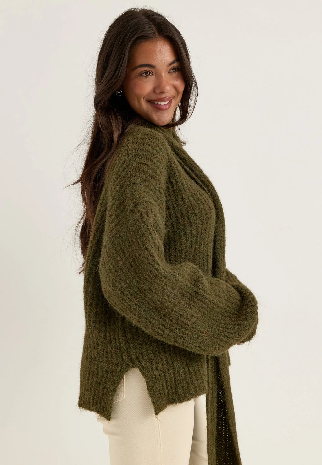 Knitted Scarf Sweater