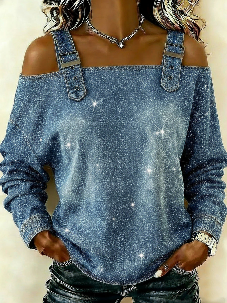 Chic Shirt in denim, Premium Look