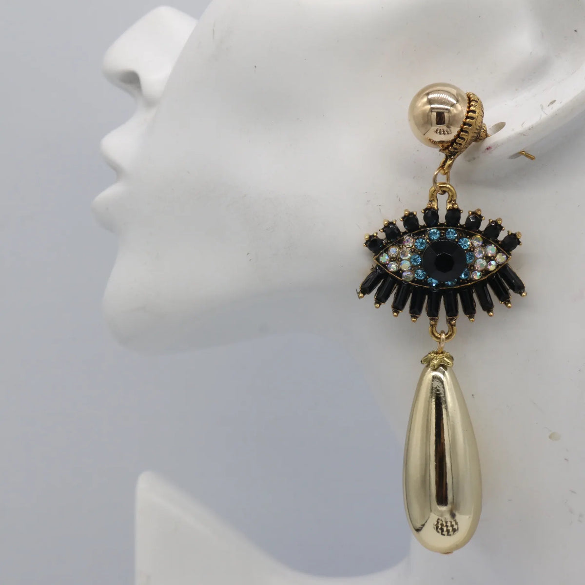 Devil's Eye Diamond Earrings