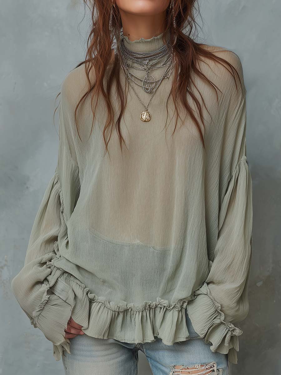 Vintage Blouse in soft, Best Value