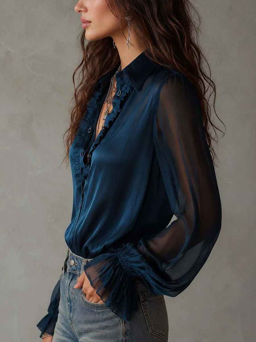 Vintage Shirt in tencel, Unbeatable Price