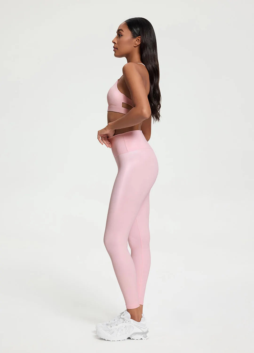 Premium Faux Leather 7/8-Length Leggings