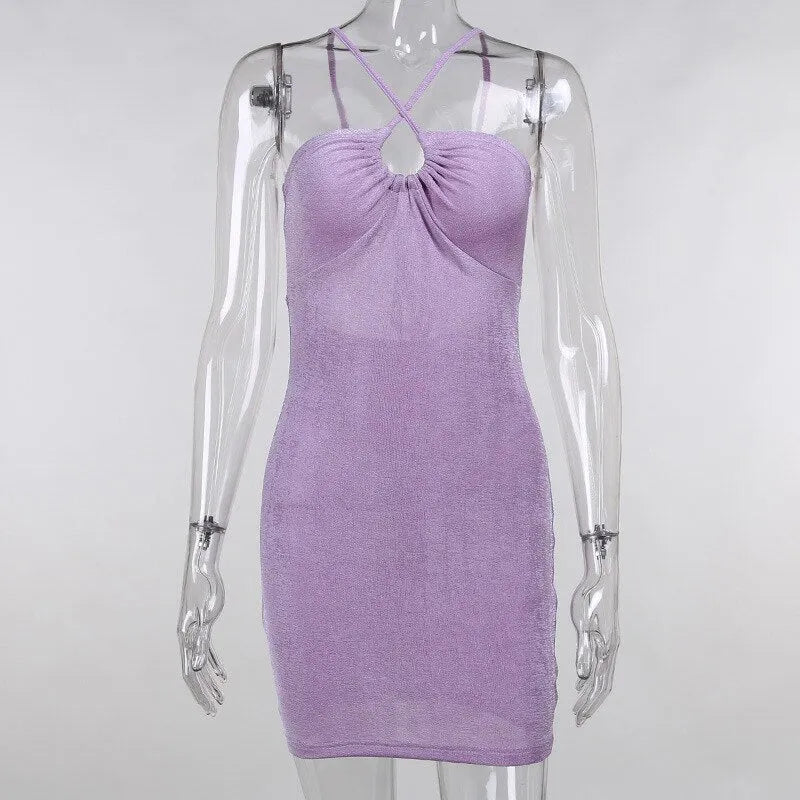 Sleeveless Cut Out Sexy Summer Dress