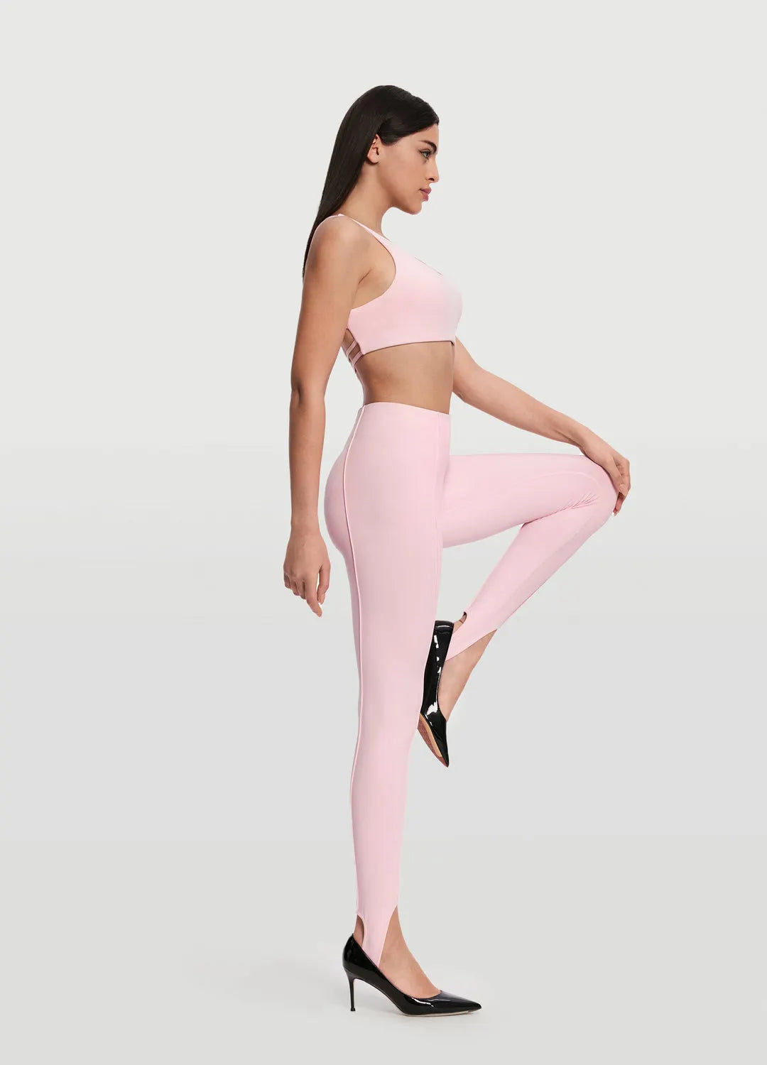 Chic High-Waisted Stirrup Leggings
