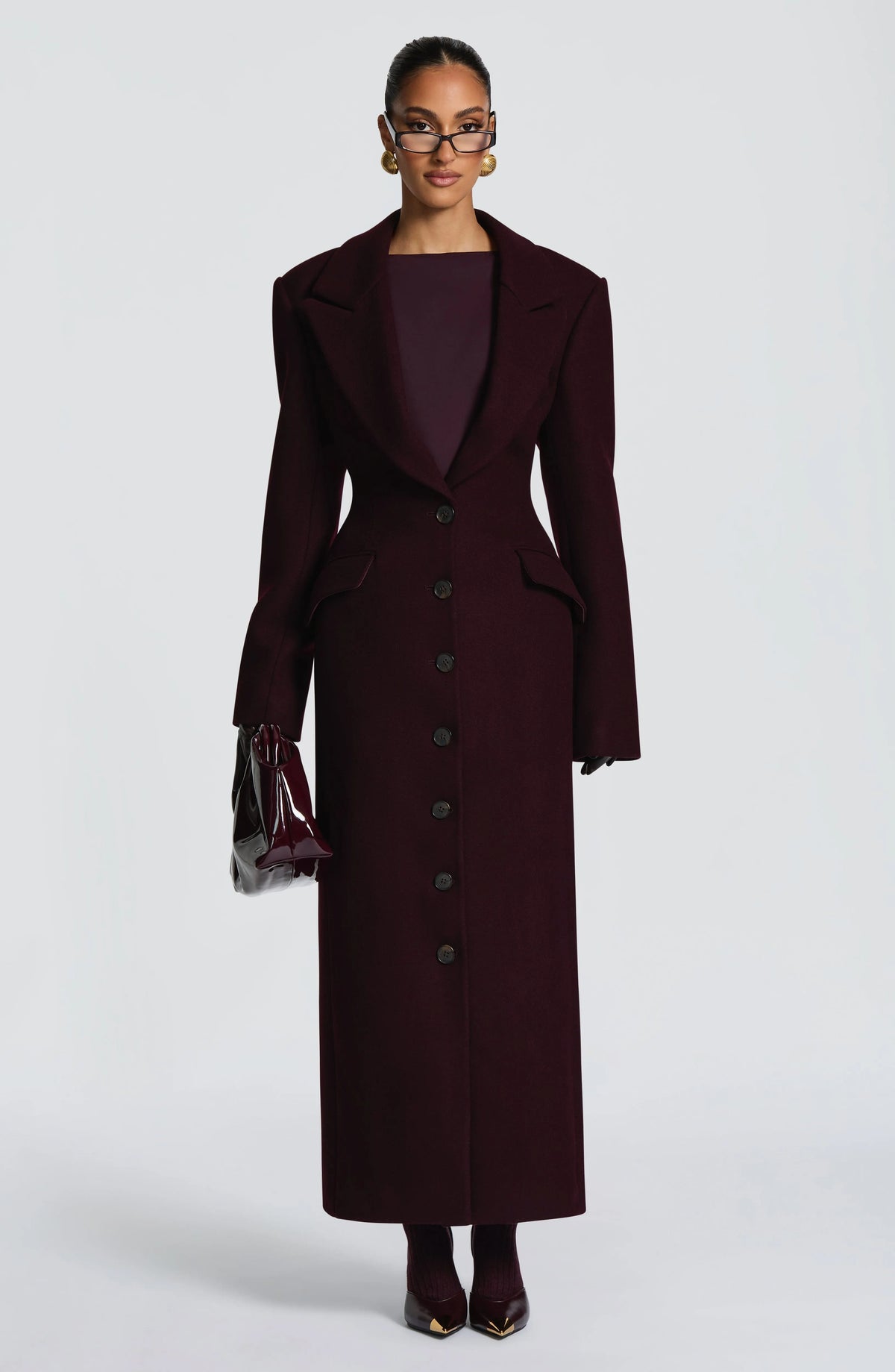 Ursula Coat - Plum