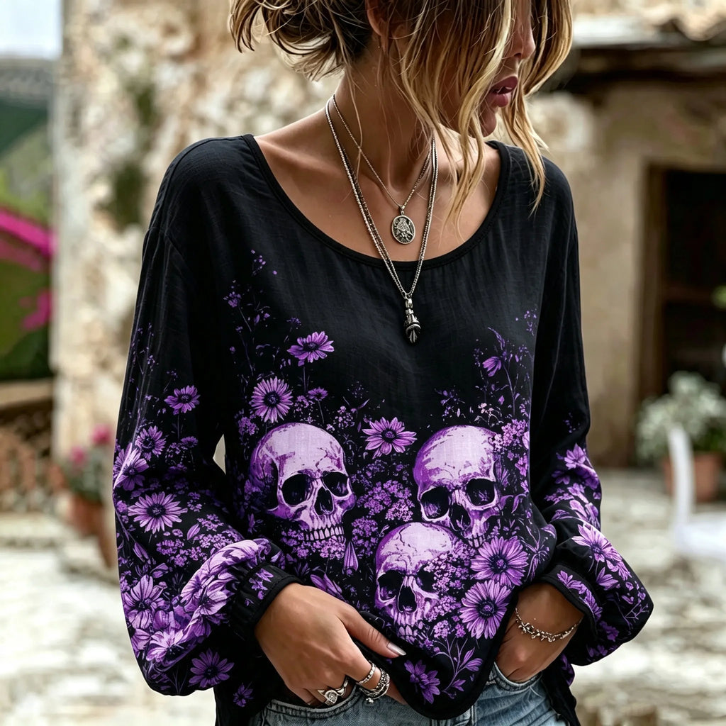 Bohemian Top – Boo-tiful Halloween