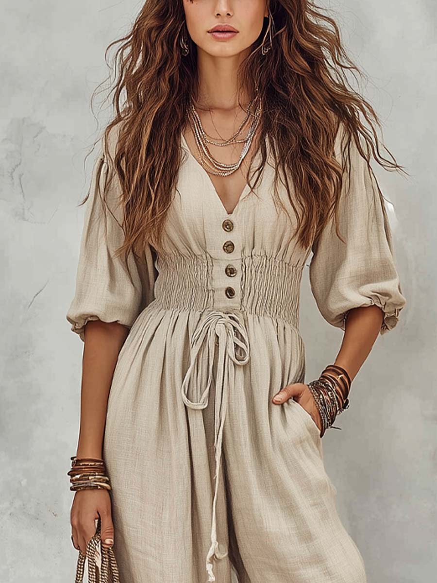 Elevated Jumpsuit – Boho, Everyday Luxury