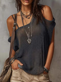 Retro Blouse in soft knit, Affordable Luxury
