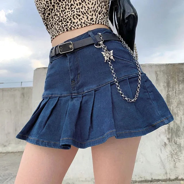 Fashion Y2K Demin Skirt