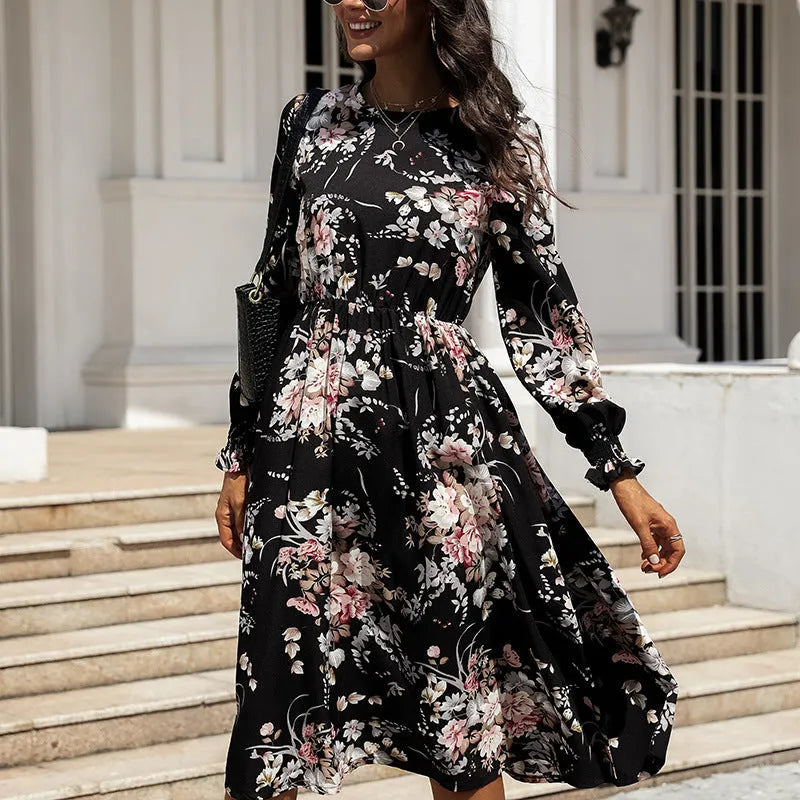 Jeha Floral Tie Dress - FINAL SALE