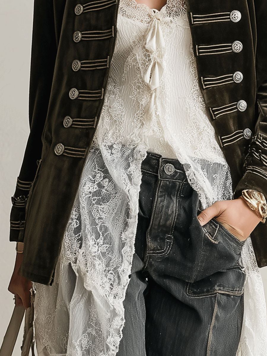 Chic Jacket in velvet, Unbeatable Price