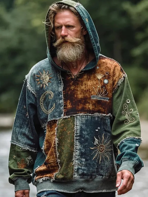 Boho Hoodie in soft, Designer Aesthetic