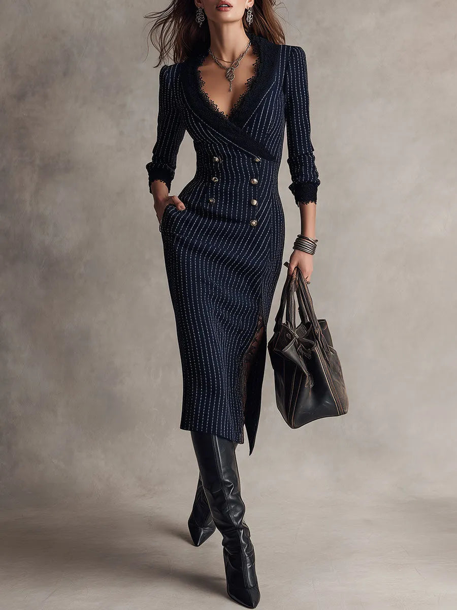 Affordable Luxury: Retro Midi Dress