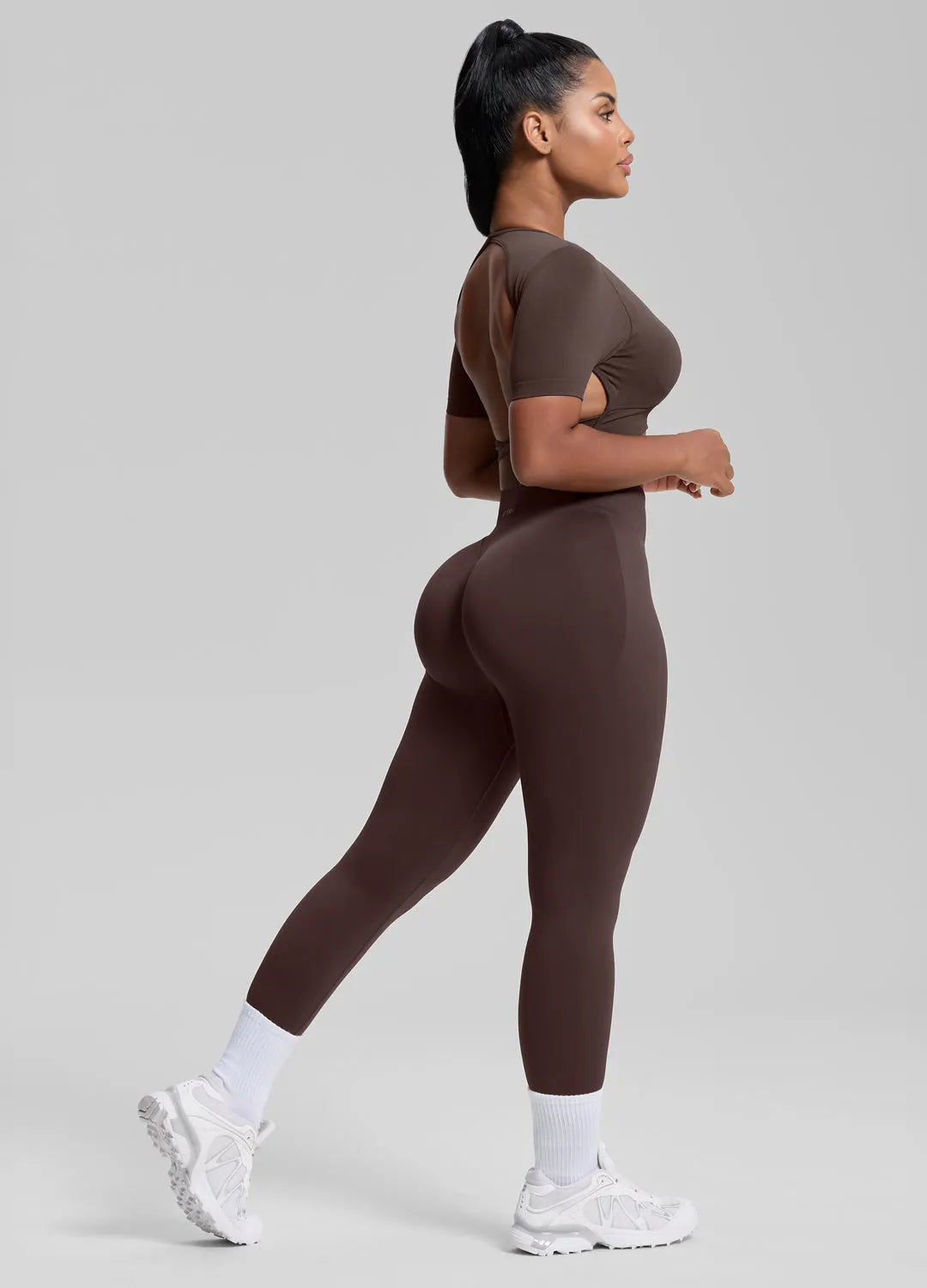 Sculpt High-Waisted Butt-Lift Leggings with Tummy Control for Body Shaping & Training