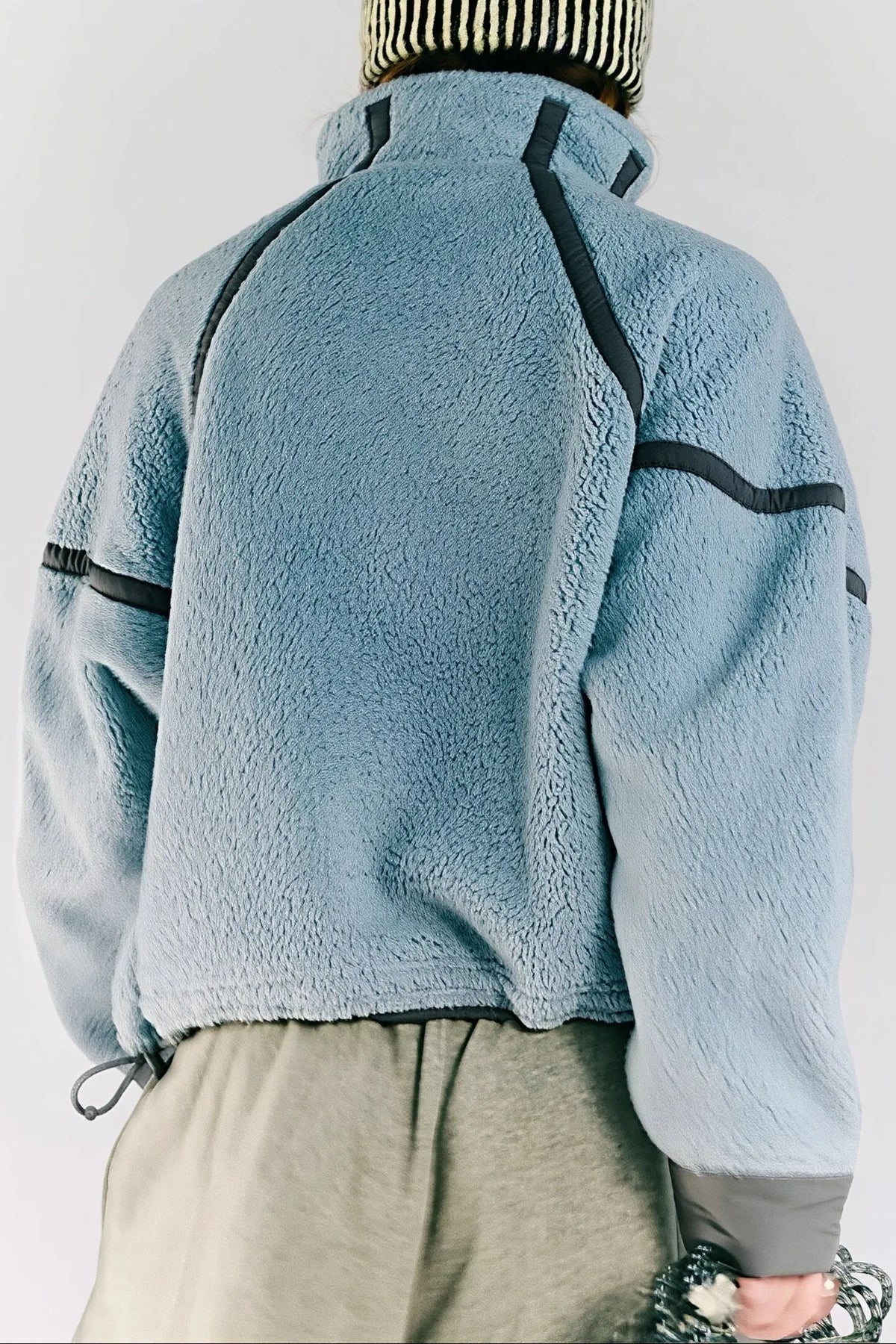 Colorblock Fleece Half Zip Sweatshirt