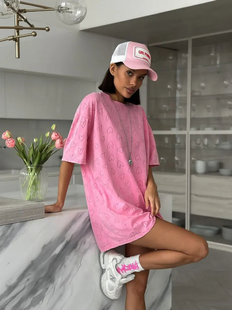 Heart Print T-Shirt