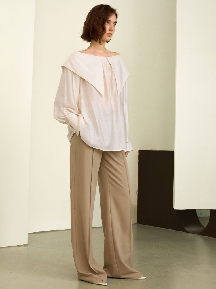 Off-Shoulder Luxury Modal Top