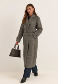 Wool Blend Trench Coat