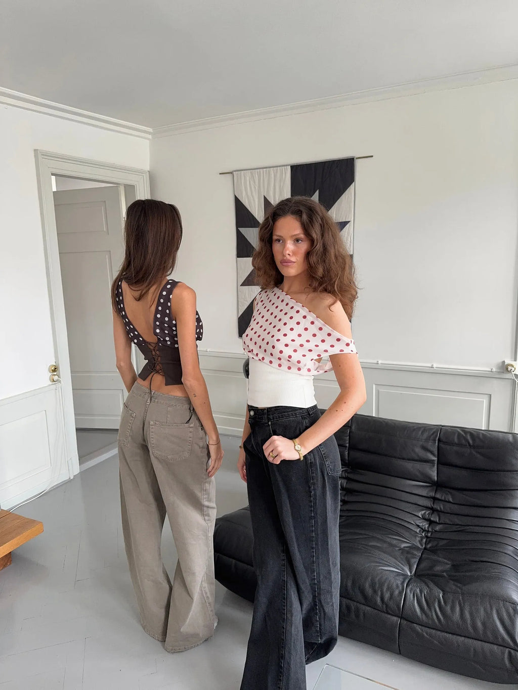 Kimmie Polka Dot Top