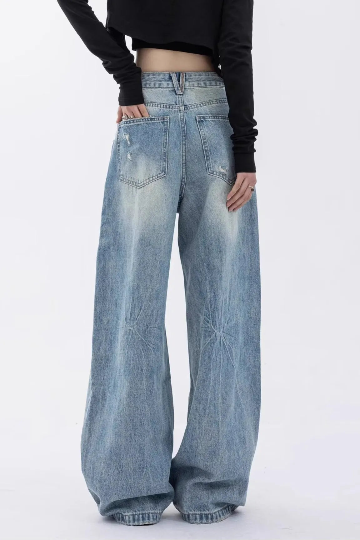 High Street Design Detail Jeans