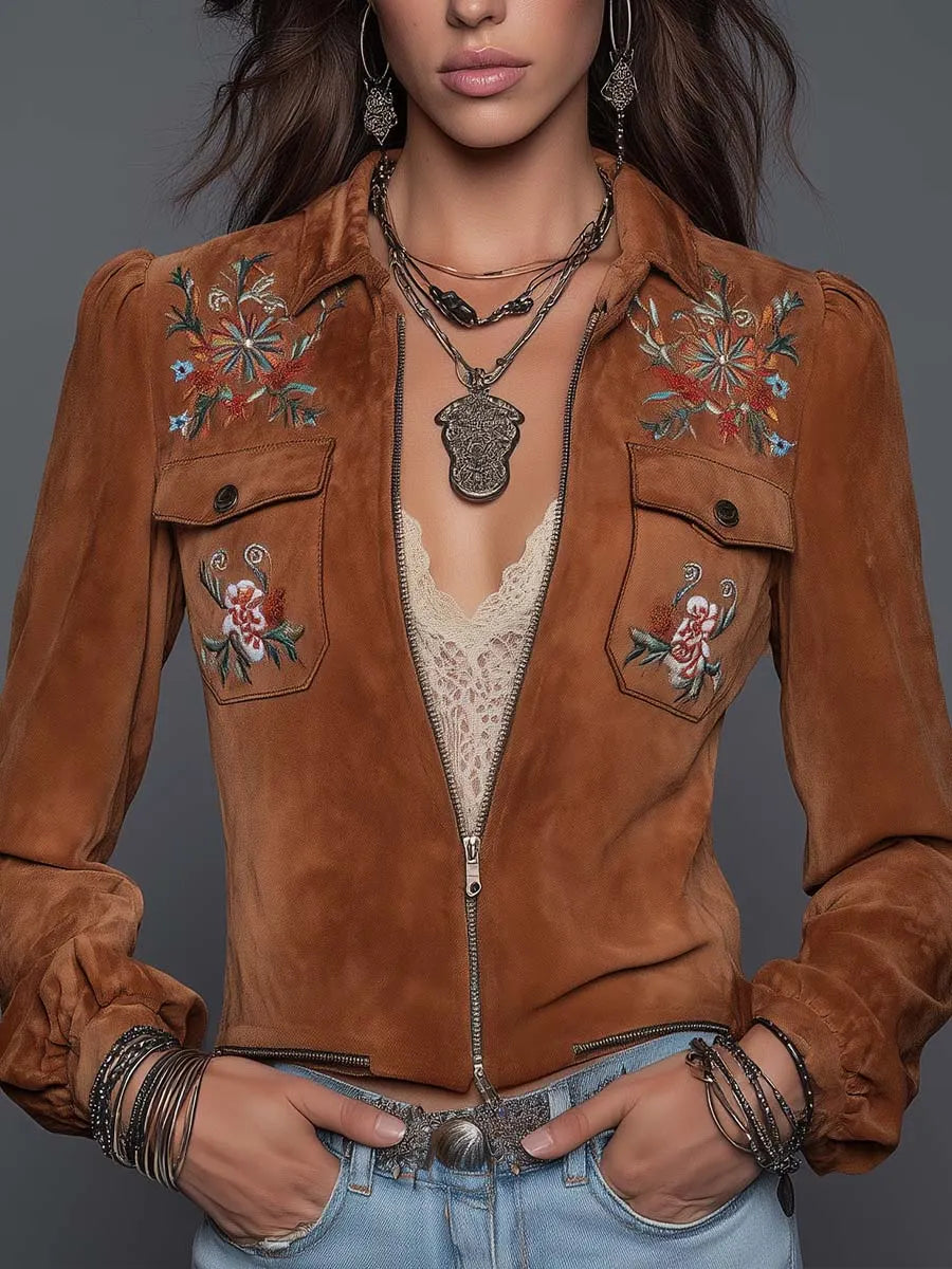 Jacket That Flatters – Vintage & suede