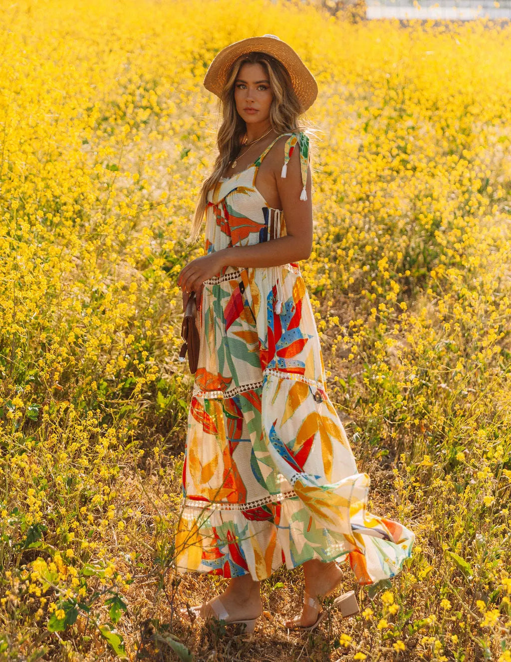 Baja California Crochet Tiered Maxi Dress - FINAL SALE