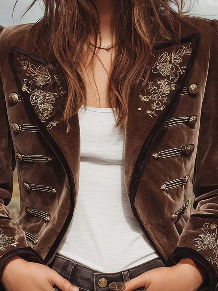 Jacket with velvet – Premium Look