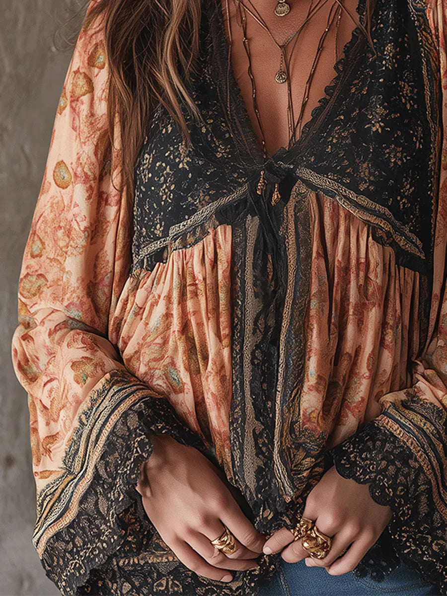 Blouse That Flatters – Bohemian & lace