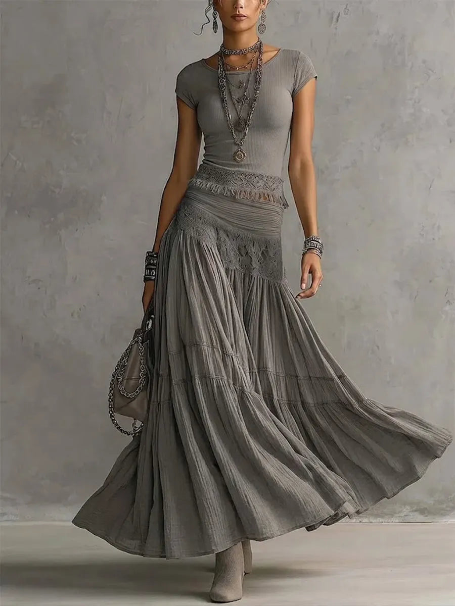 Elevated Skirt – Bohemian, Everyday Luxury