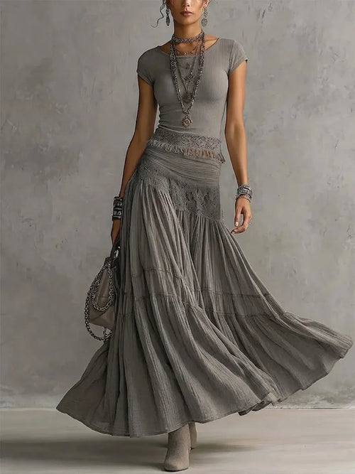 Elevated Skirt – Bohemian, Everyday Luxury